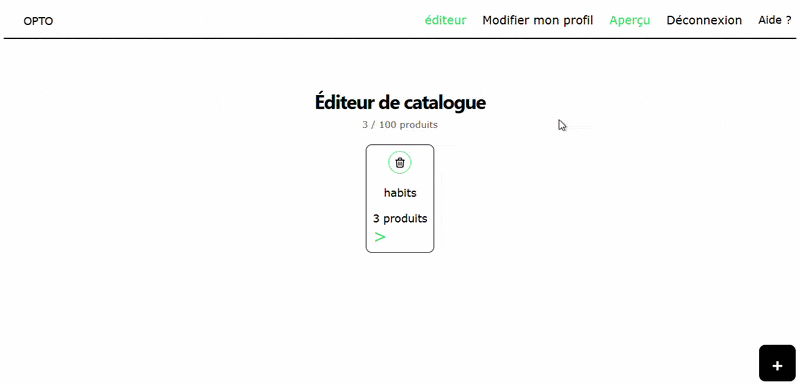 Partager la carte de visite